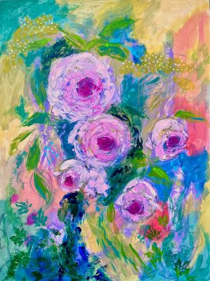Pink Rose Cascade